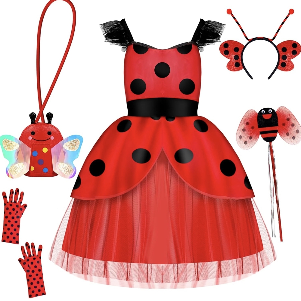 Ladybug Halloween costume for girls